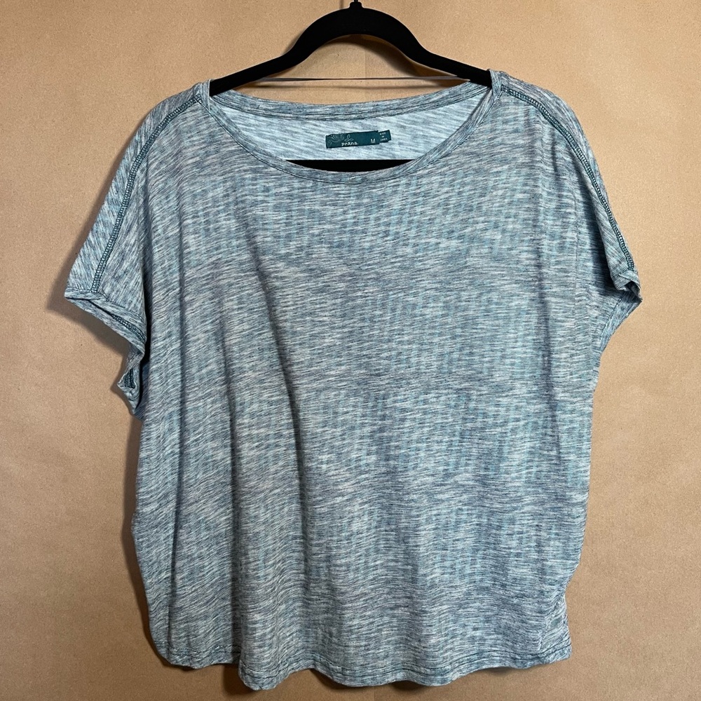 PrAna Oversized Boxy Dolman Scoop Neck Tee